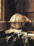 VERMEER VAN DELFT, Jan The Astronomer (detail) wet USA oil painting reproduction